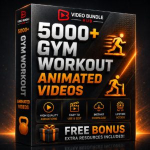 Gym Workout Animated Reels Bundle